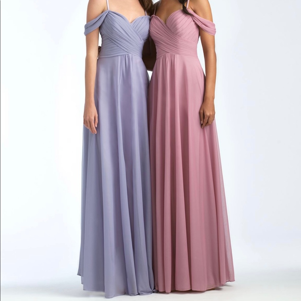 NWT Allure 1567 Burgundy Bridesmaid Dress